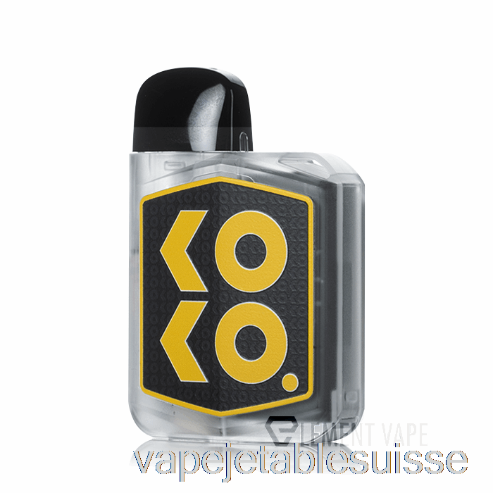 Vape Suisse Uwell Caliburn Koko Prime 15w Pod System Translucide Noir Et Or